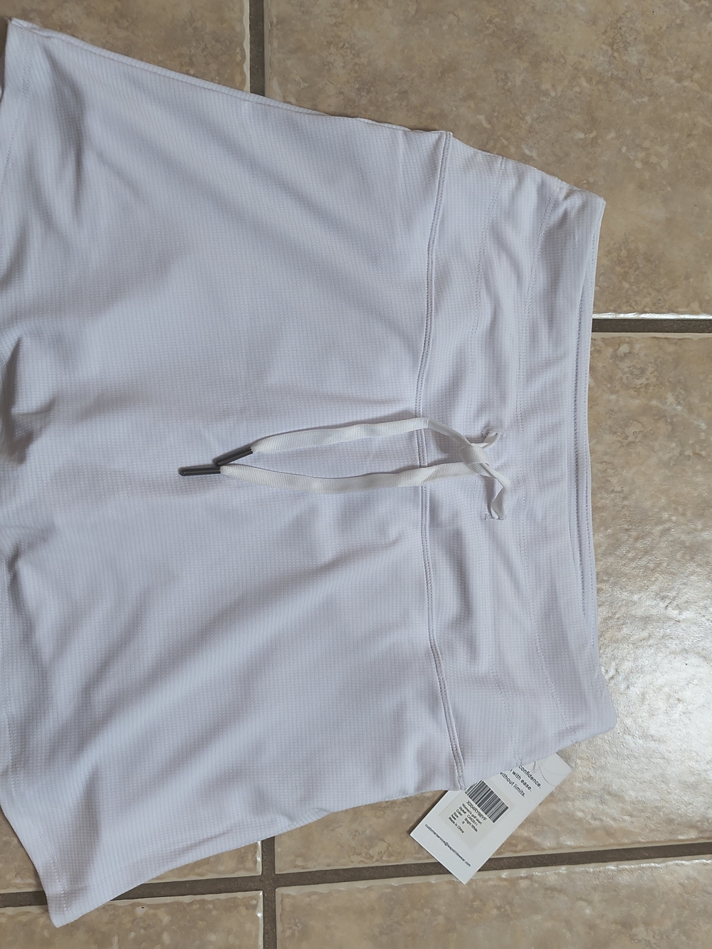 White Women's Athletic Drawstring Skort